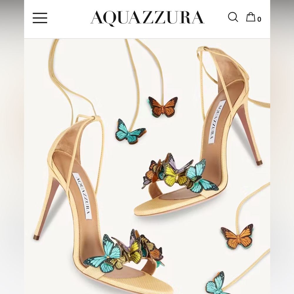 🦋🦋 🦋 Aquazzura Papillion Sandals🦋🦋🦋